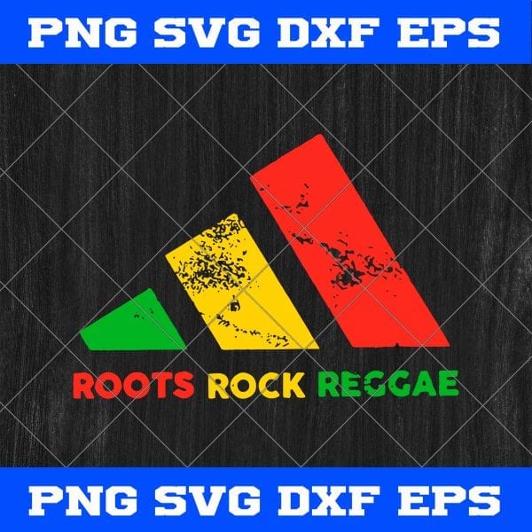 Adidas Africa Color Roots Rock Reggae Svg, Dxf, Png, Eps Cricut File Silhouette Art
