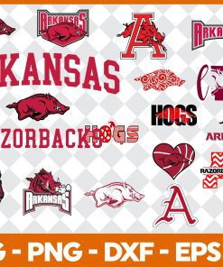 Arkansas Razorbacks svg - NCAA Sport Team Logo Football SVG cut file for cricut files Clip Art Digital Files vector, eps, ai, dxf, png
