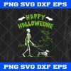 Skeleton Happy Halloweenie SVG, Happy Halloweenie Walking Skeleton With Dachshund Dog Pet Halloween SVG, Halloween SVG