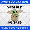 Yoda Best Husband SVG PNG EPS DXF-Baby Yoda Best Husband SVG Art Vector Cricut Cameo File Silhouette Art
