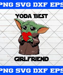 Star Wars The Mandalorian Yoda Best GirlFriend SVG PNG EPS-Yoda Baby SVG Vector Art