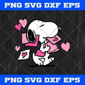 Snoopy Valentine’s Day SVG