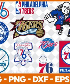 Philadelphia 76ers svg - Philadelphia 76ers Logo NBA Basketball Svg Dxf Eps Png, Cricut, Cutting file