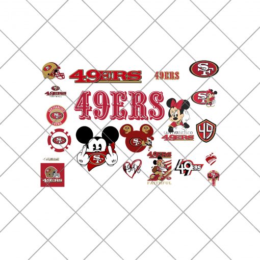San Francisco 49ers SVG - San Francisco 49ers Logo NFL Football SVG /cut file for cricut files Clip Art Digital Files vector, Eps, Svg, Dxf, Dng