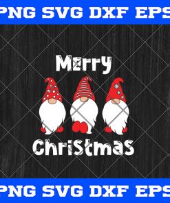 Gnomes Mery Christmas SVG, Merry Christmas SVG, Gnomies SVG, Christmas SVG PNG EPS DXF Cricut File Silhouette