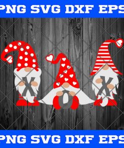 XOX Gnomes SVG | Valentine’s Gnome SVG | Valentine’s Shirt Design | Silhouette | Cricut File | PNG DXF EPS SVG
