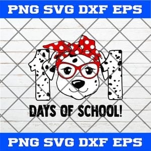 Days Of School 101 Dalmatians Svg