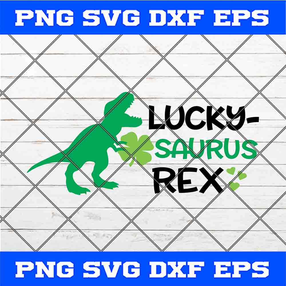 Lucky-Saurus Rex Svg