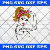 Girl Power SVG eps png dxf Cutting file Silhouette Cricut Rosie SVG Pin up Svg Rosie the Riveter Strong woman svg, Girl svg, Mom Svg Png Dxf Cricut Cameo File Silhouette Art