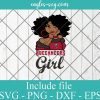 Tampa Bay Buccaneers Afro Girl Football Fan Svg, Png Printable, Cricut & Silhouette