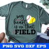 My Heart is on that Field Svg