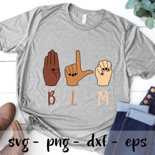 BLM Black Lives Matter Hand Signs