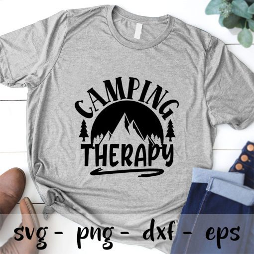 Camping therapy SVG
