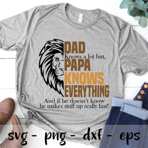 Lion Dad Knows A Lot But Papa Knows Everything