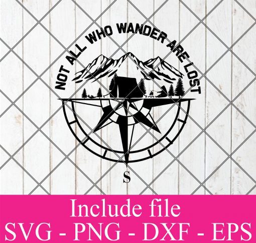 Not All Who Wander Are Lost Camping SVG PNG EPS DXF – Bear Camping Svg ...