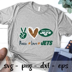 Peace love New York Jets svg