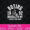 Boxing 1992 brooklyn ny athletic fight hard svg - Boxing Gloves SVG, Boxer Svg , Sports Fighting Fighter Svg Png Dxf Eps Cricut Cameo File Silhouette Art