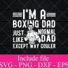 Im A Boxing Dad svg - Boxing Gloves SVG, Boxer Svg , Sports Fighting Fighter Svg Png Dxf Eps Cricut Cameo File Silhouette Art