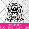 Save water shower with a firefighter svg - Firefighter Svg, fire department Svg Png Dxf Eps Cricut Cameo File Silhouette Art