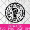 Westside Boxing club 1979 svg – Boxing Gloves SVG, Boxer Svg , Sports Fighting Fighter Svg Png Dxf Eps Cricut Cameo File Silhouette Art