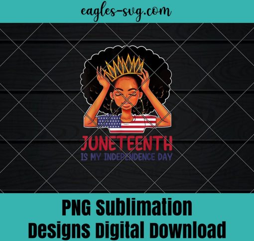 Juneteenth Party Png, Juneteenth Png, Juneteenth Gift, Juneteenth Is My Independence Day 4th July Black Afro Flag PNG Sublimation Design Download, T-shirt design sublimation design