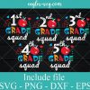 Bundle Grade Squad Back To School SVG PNG DXF EPS Cricut Silhouette