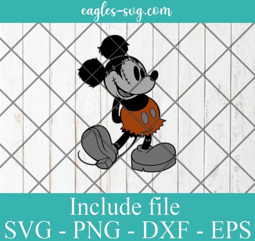Disney Mickey Scary Halloween SVG PNG DXF EPS - Disney Halloween SVG
