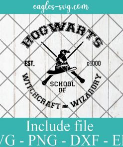 Hogwarts School of Witchcraft and Wizardry Svg