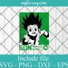 Hunter x Hunter Gon Freecss Hunter Japanese Manga Anime SVG PNG EPS DXF Cricut Cameo File Silhouette