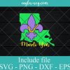 New Orleans Mardi Gras Louisiana SVG PNG DXF EPS Cricut File Silhouette