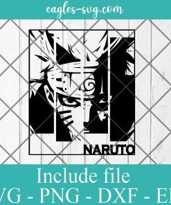 Naruto Anime SVG PNG DXF EPS Cricut Silhouette