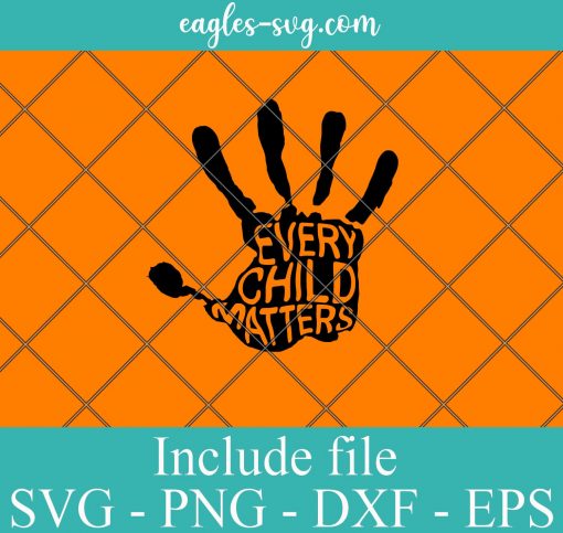 Save Children Quote with Hand Up Svg, Every Child Matters Svg