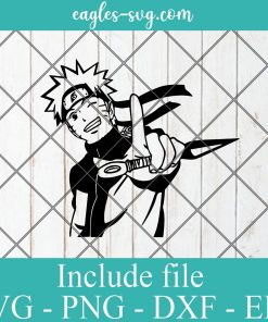 Manga Uzumaki Naruto SVG PNG DXF EPS Cricut Silhouette