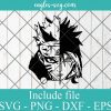 Uzumaki Naruto And Uchiha Sasuke SVG PNG DXF EPS Cricut Silhouette