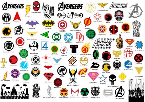 1500+ Marvel SVG Mega Bundle, Marvel Png Mega Bundle Avenger Superhero Svg Bundle, Iron Man Svg, Captain America, Thor, Hulk,Endgame Avenger