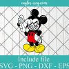 Disney Mickey Monster Halloween Layered SVG PNG DXF EPS Cricut Silhouette