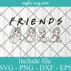 Disney Princess Friends SVG PNG DXF Cricut Silhouette