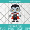 Halloween Vampire Dracula Baby Layered SVG PNG DXF EPS Cricut Silhouette,Halloween svg, Horror movie svg, Monster svg