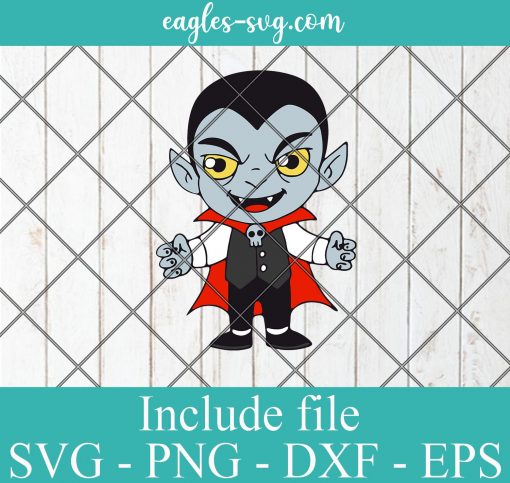 Halloween Vampire Dracula Baby Layered SVG PNG DXF EPS Cricut Silhouette,Halloween svg, Horror movie svg, Monster svg