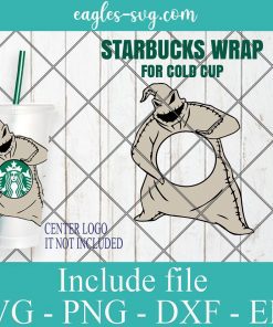 Oogie Boogie's Starbucks Cold Cup SVG, Full Wrap for Starbucks Venti Cold Cup, Custom Starbuck, Files for Cricut, Digital Download