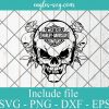 Skull Harley Davidson Logo SVG PNG DXF EPS Cricut Silhouette