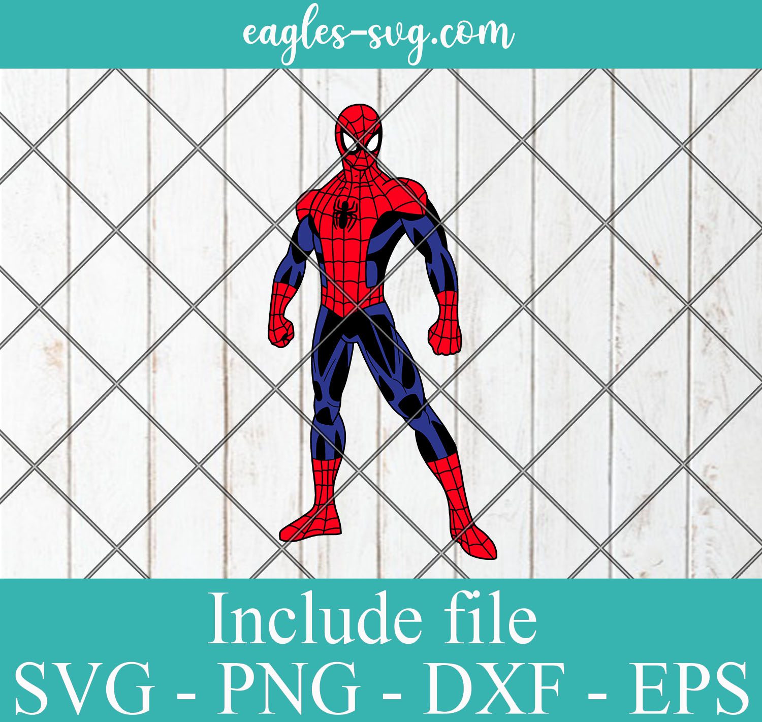 Spiderman Superhero Marvel Avengers Layered SVG PNG DXF EPS Cricut Silhouette