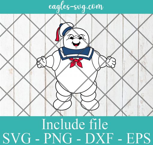 Stay Puft Marshmallow Man Layered SVG,Ghost svg, Halloween svg png dxf eps Cricut Silhouette