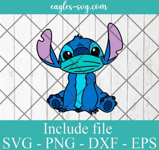 Stitch a Face Mask Layered SVG PNG DXF Cricut Silhouette