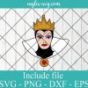 Disney Cartoon Evil Queen Snow White and The Seven Dwarfs Layered SVG PNG DXF EPS Cricut Silhouette