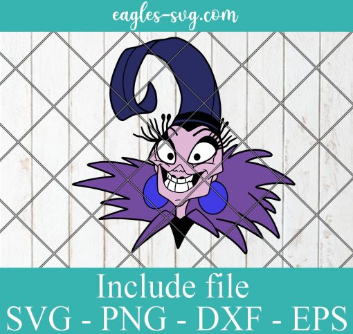 Disney Yzama Cartoon The Emperor's New Groove Layered SVG PNG DXF EPS Cricut Silhouette