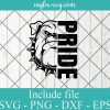 Bulldogs Pride SVG, Mascot School SVG PNG Clipart