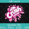 Crush Cancer SVG, Breast Cancer SVG, Cancer Awareness, Pink october SVG, Cricut, Silhouette