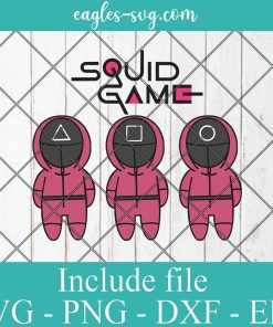 Squid Game Mask Kdrama Netflix Serie Svg,Korean Drama svg,Squid Game Trending svg