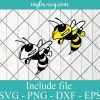 Yellow Jackets Hornet SVG, Bee svg, Hornet Mascot svg, Wasp SVG, Cricut Cut Files , Silhouette